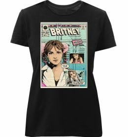 Жіноча преміум футболка Britney comics