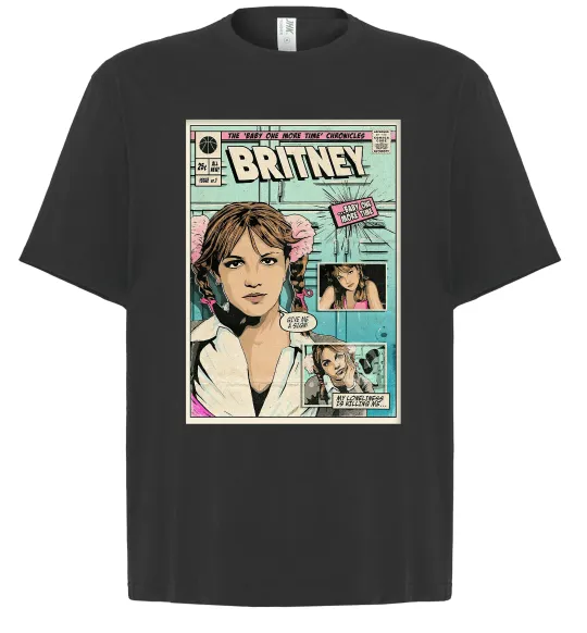 Футболка Оверсайз Britney comics Черный фото