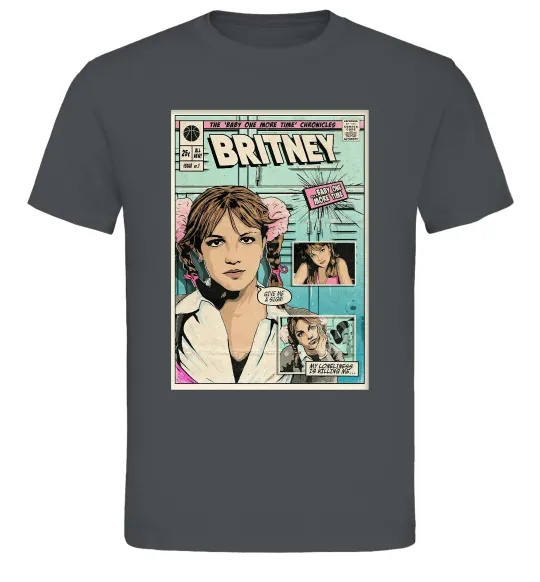 Мужская футболка Britney comics Графит фото