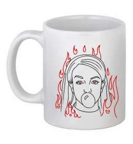 Чашка керамическая Lana Del Rey Белый фото