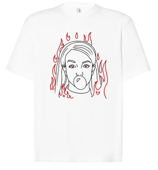 Футболка Оверсайз Britney Spears Білий фото