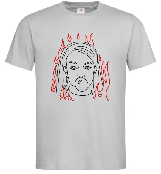 Чоловіча футболка Britney Spears Сірий фото