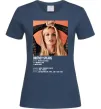 Жіноча футболка Брітні Спірс Темно-синій фото
