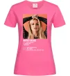 Жіноча футболка Брітні Спірс Яскраво-рожевий фото