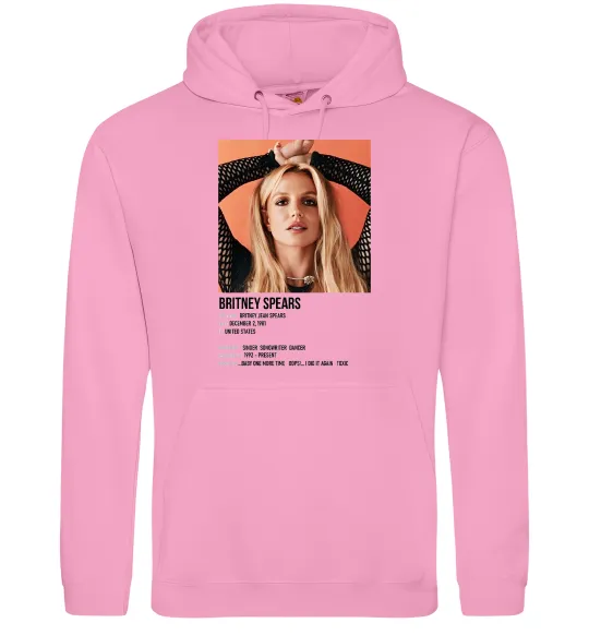 Мужская толстовка (худи) Брітні Спірс Розовый фото