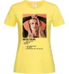 Жіноча футболка Брітні Спірс Лимонний фото