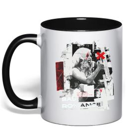 Чашка з кольоровою ручкою Bad Romance Lady Gaga