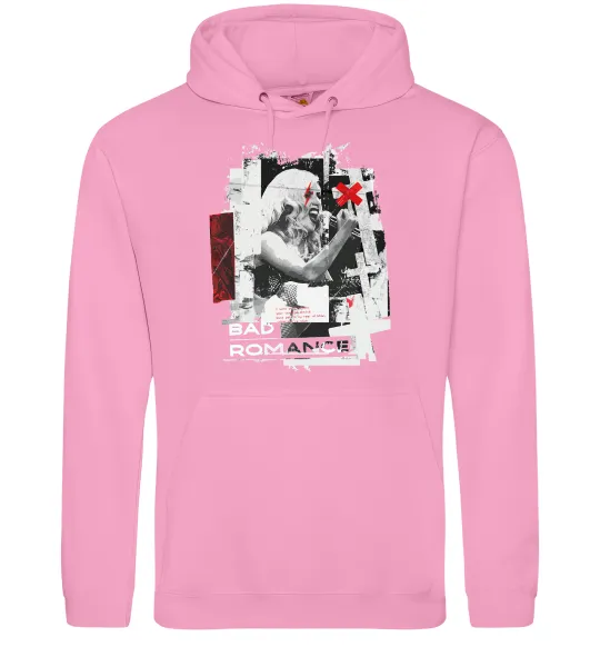 Чоловіча толстовка (худі) Bad Romance Lady Gaga Рожевий фото