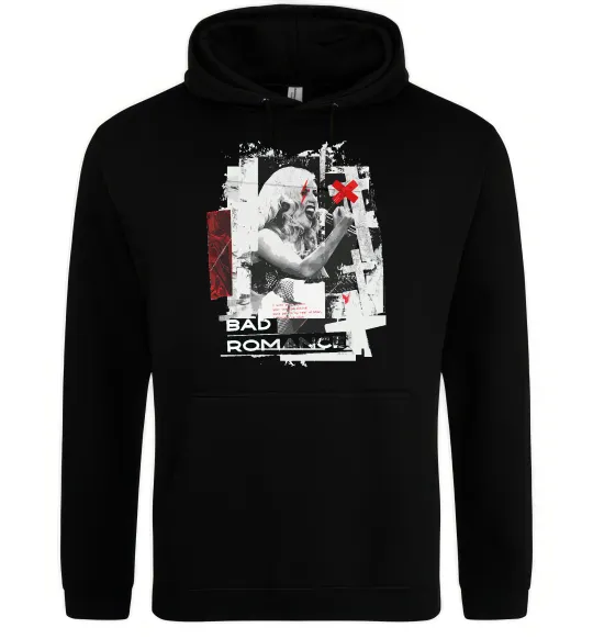 Чоловіча толстовка (худі) Bad Romance Lady Gaga Чорний фото