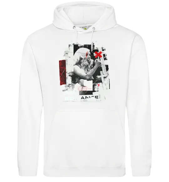 Чоловіча толстовка (худі) Bad Romance Lady Gaga Білий фото