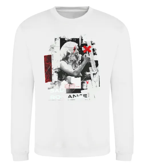 Свитшот Bad Romance Lady Gaga Белый фото