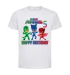 Детская футболка PJ Masks happy birthday 5 Белый фото