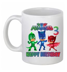 Чашка керамічна PJ Masks Birthday 3 Чашка керамічна PJ Masks Birthday 3