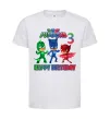 Детская футболка PJ Masks Birthday 3 Белый фото