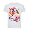 Детская футболка Peppa Pig Magical 3 Birthday Белый фото