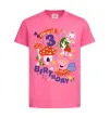Детская футболка Peppa Pig Magical 3 Birthday Ярко-розовый фото