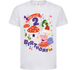 Детская футболка Peppa Pig magical 2 Birthday Детская футболка Peppa Pig magical 2 Birthday