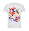 Дитяча футболка Peppa Pig magical 2 Birthday Білий фото