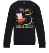 Детский Свитшот Peppa Pig My 5 Birthday Черный фото