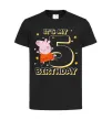 Детская футболка Peppa Pig My 5 Birthday Черный фото