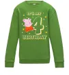 Дитячий світшот Peppa Pig My 4 Birthday Лаймовий фото