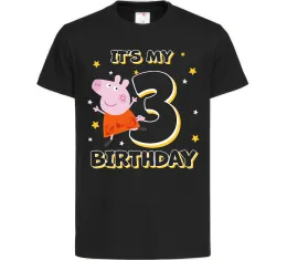 Детская футболка 3 годика мишка Белый фото