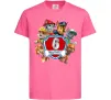 Дитяча футболка Paw Patrol 6 Birthday Яскраво-рожевий фото