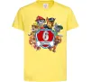 Дитяча футболка Paw Patrol 6 Birthday Лимонний фото