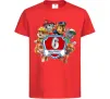 Дитяча футболка Paw Patrol 6 Birthday Червоний фото