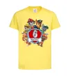 Детская футболка Paw Patrol 6 Birthday Лимонный фото