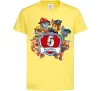 Детская футболка Щенячий патруль 5 День Народження Лимонный фото