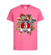 Детская футболка Paw patrol 3 Birthday Ярко-розовый фото