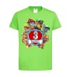 Детская футболка Paw patrol 3 Birthday Лаймовый фото