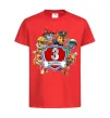 Детская футболка Paw patrol 3 Birthday Красный фото