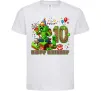 Дитяча футболка Minecraft birthday 10 Білий фото