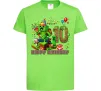 Дитяча футболка Minecraft birthday 10 Лаймовий фото