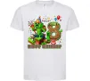 Дитяча футболка Minecraft Birthday 8 Білий фото