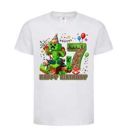 Дитяча футболка Minecraft birthday 7
