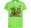 Дитяча футболка Minecraft birthday 6 Лаймовий фото