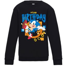 Детский Свитшот Sonic Birthday Детский Свитшот Sonic Birthday