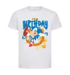Дитяча футболка Sonic Birthday Білий фото