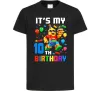 Дитяча футболка Lego birthday 10 Чорний фото