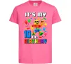 Дитяча футболка Lego birthday 10 Яскраво-рожевий фото