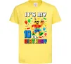 Дитяча футболка Lego birthday 10 Лимонний фото