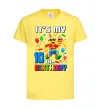 Детская футболка Lego birthday 10 Лимонный фото