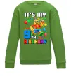 Дитячий світшот Lego birthday 9 Лаймовий фото