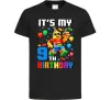 Дитяча футболка Lego birthday 9 Чорний фото