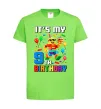Детская футболка Lego birthday 9 Лаймовый фото