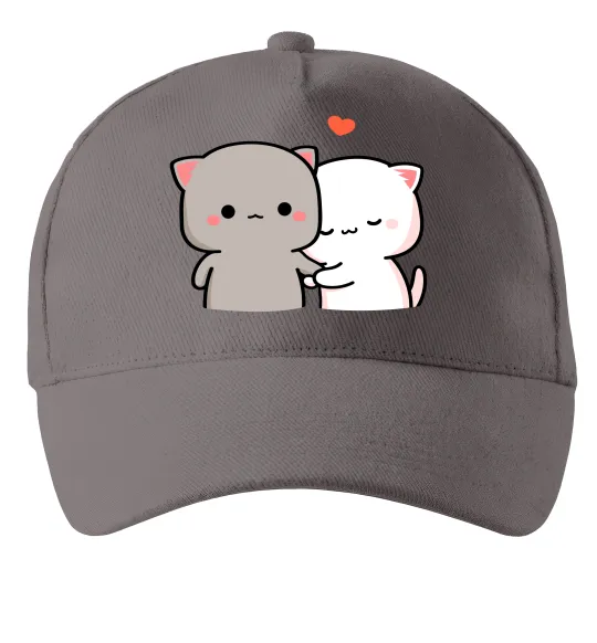 Кепка Котики Peach and Goma Сірий фото