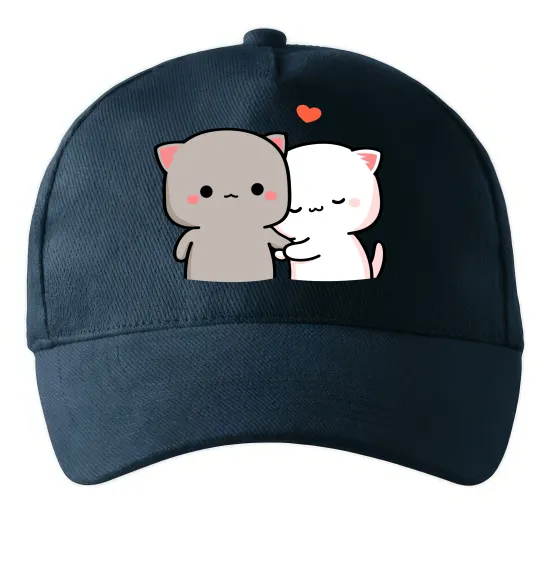 Кепка Котики Peach and Goma Темно-синий фото